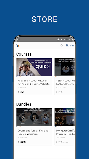 Android application Virtuoskill screenshort