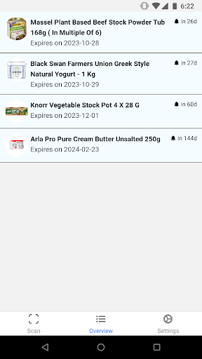 Fridge Buzzer Screen 2