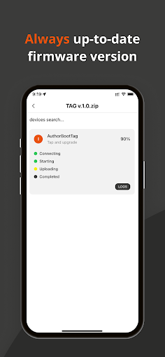 Android application Author BT Update screenshort
