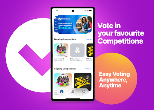 Android application SmartCast: Voting App by NALO screenshort