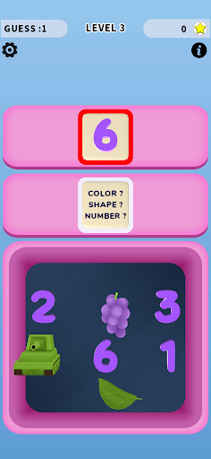 Color Shape Number Screen 2