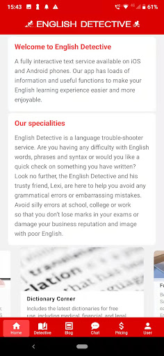 English Detective Screen 2