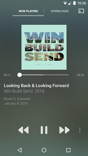 The Rock Church App Screen 2