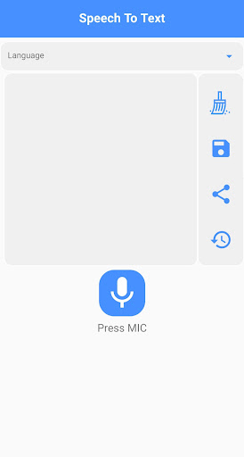 Speech To Text-Notes-Voice-SMS Screen 3