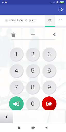Android application RegistraEntrada screenshort