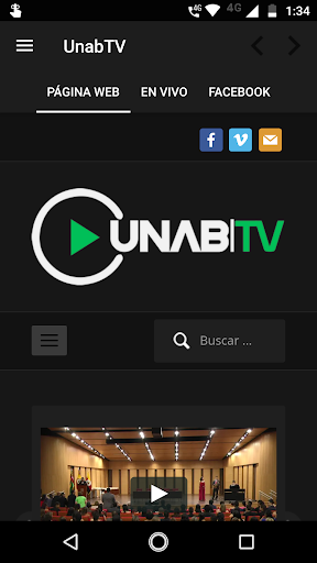 Android application UnabTV screenshort
