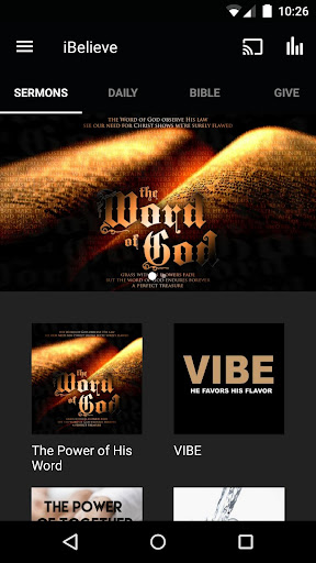 Android application House of Healing screenshort