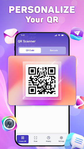 QR Code Scanner & Generator screenshot 1