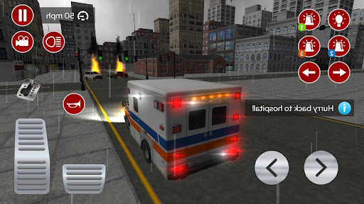 Ambulance Speed Race Mission Screen 2