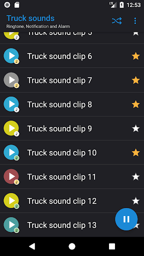 Truck sounds Screen 3
