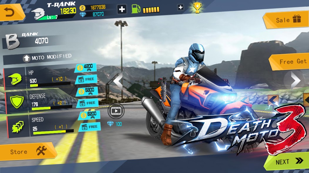 Death Moto 3 : Fighting  Rider banner
