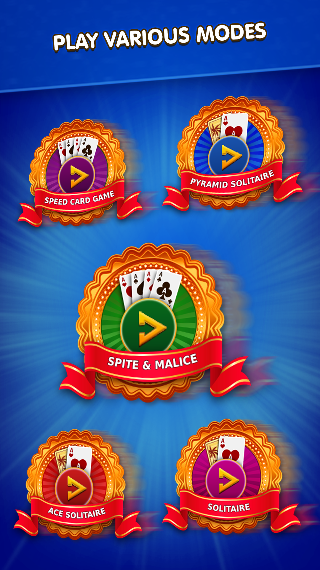 Android application Solitaire Club Center screenshort