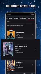 لقطة شاشة من Marvel Unlimited