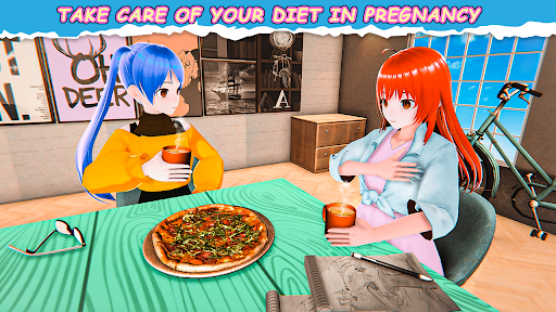 Yumi Anime Pregnant Girl Life Screen 3