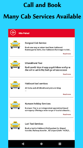 Uttarakhand Taxi booking Screen 3