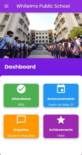 Android application Whitelms Public School screenshort