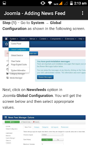 Learn Joomla Screen 3