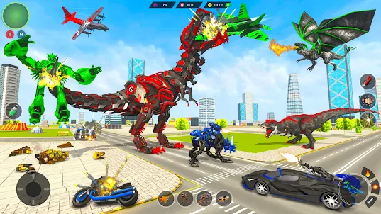 Dino Transform Robot Car Game – Apps no Google Play
