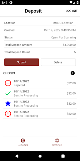 ESB Business Deposit Screen 3