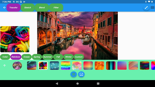 Android application Trans Color - Transfer & Blend screenshort