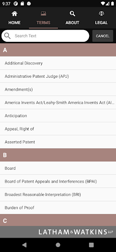 The Book of Jargon® - PTAB Screen 2