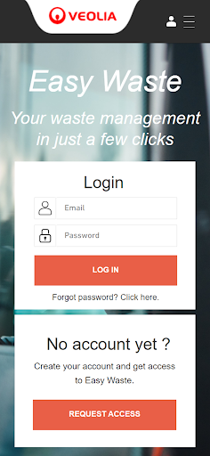 Android application Easy Waste screenshort