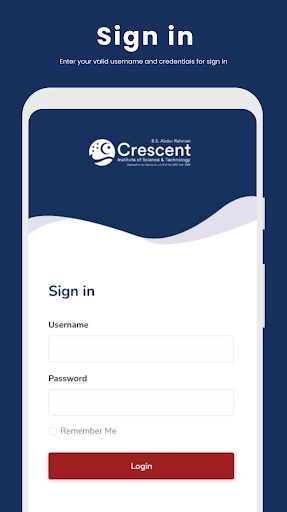 CRESCENT ERP Screen 2