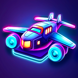 Merge Planes Neon Game Idle Mod Apk
