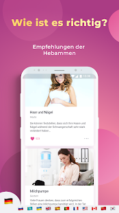 amma: Schwangerschafts-App Screenshot