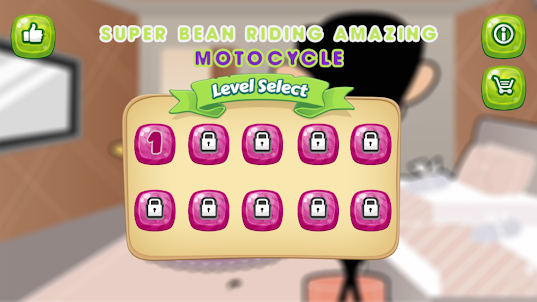 Super Mr Bean Game Motobike