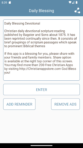 Android application Daily Light Devotional screenshort