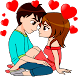ロマンチックな愛のステッカー - Androidアプリ