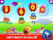 screenshot of 123 counting game for kids