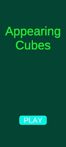 Appearing Cubes