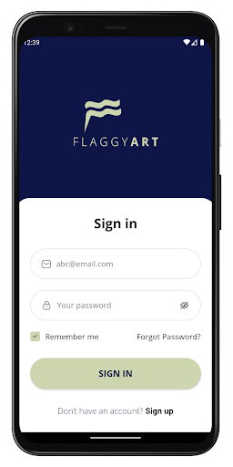 Android application FlaggyArt screenshort