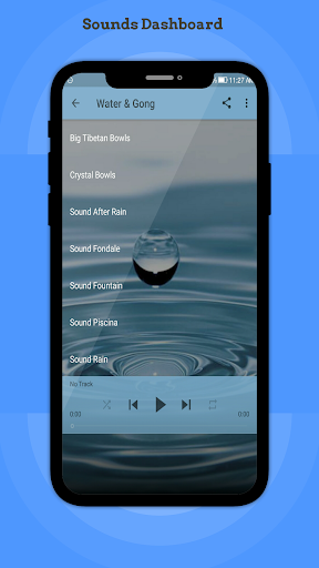 Water and Gong Sounds Screen 2