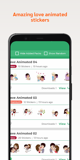Android application Animated Baby Stickers screenshort