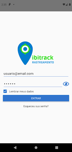 Android application Monitor Ibitrack screenshort