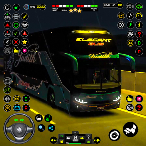 City Bus Driving Game Bus Game logo