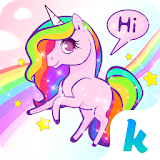 Keyboard - Colorful Unicorn Theme icon