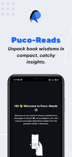 Android application PucoReads: Quick Book Insights screenshort