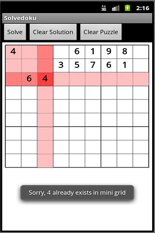 Solvedoku Screen 2