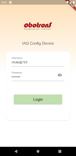 Android application IAQ Chula screenshort