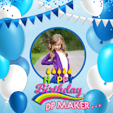 Birthday photo frame - Dp Maker icon