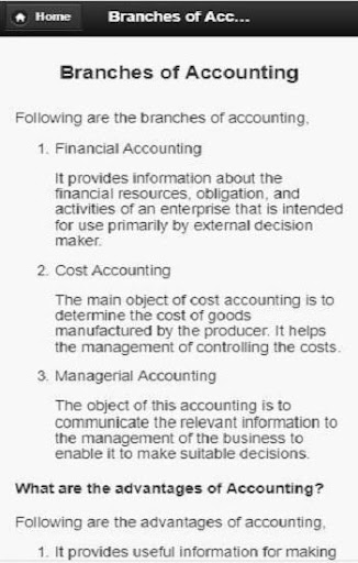 Principle of Accounting Screen 3