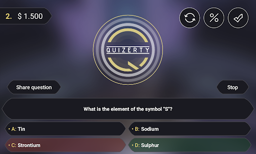 Quizerty: Millionaire Quiz Be rich 1.1 APK screenshots 3