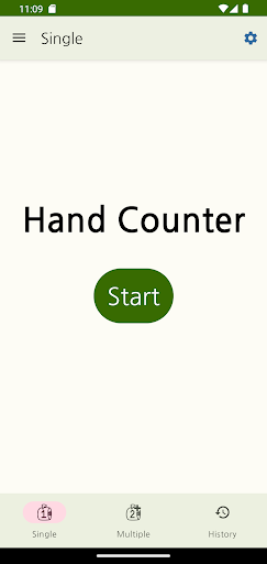 Android application Hand Counter screenshort