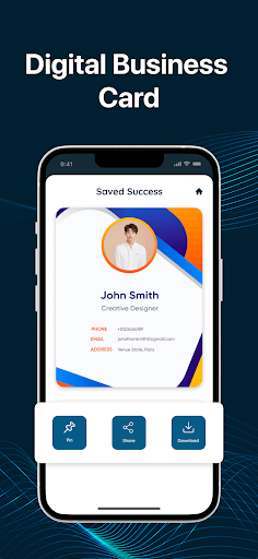 Android application Business Card Scanner & Maker screenshort