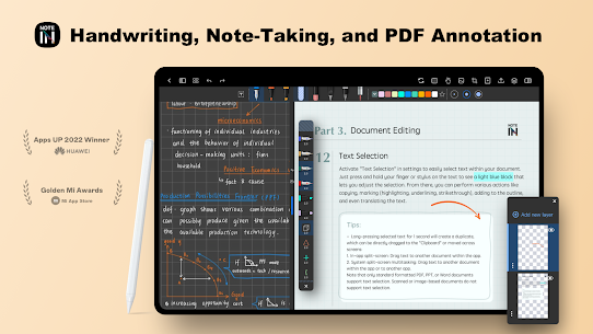 Notein MOD APK :Handwriting, Notes, PDFs (Subscribed) Download 1