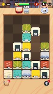 Sushi Drop : 2048 Merge Puzzle
